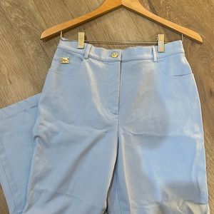 St. John’s Sport powder blue ankle pant size 8